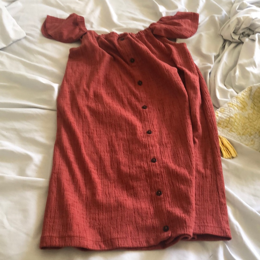 Madewell off the shoulder dress